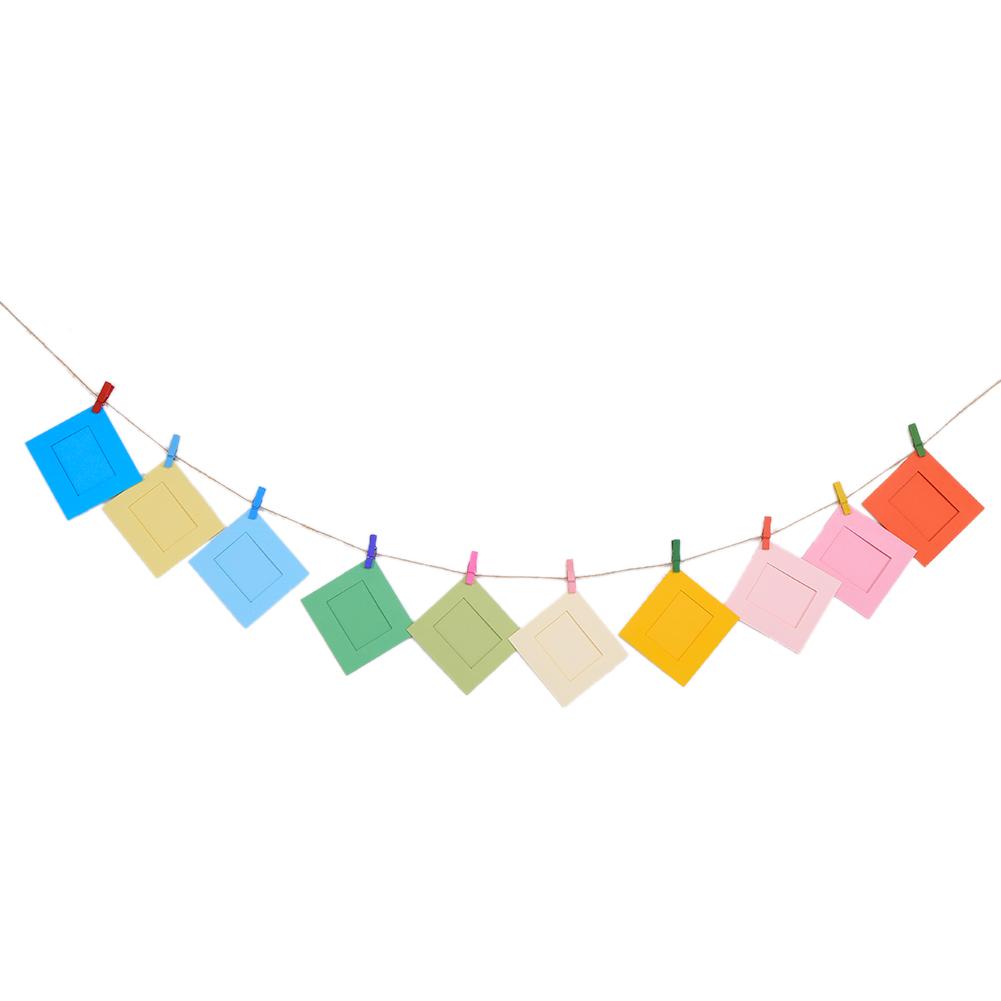 10 Pcs 3 inch hanging LOMO Color photo frame Picture Display Modern Home Decor Color clips