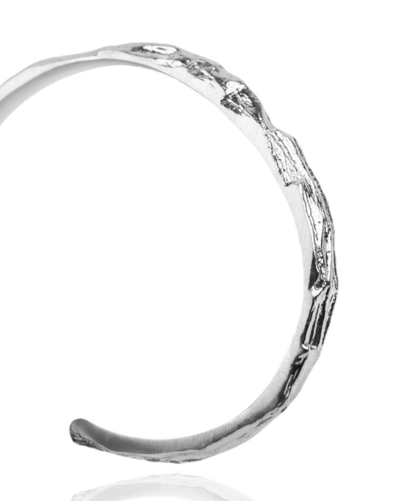 Manig Cragio R Silver Bangle