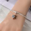 Original Charms Copper Rose Bear Pendant Beads Fit Bracelet Women Jewelry Making Diy Gift