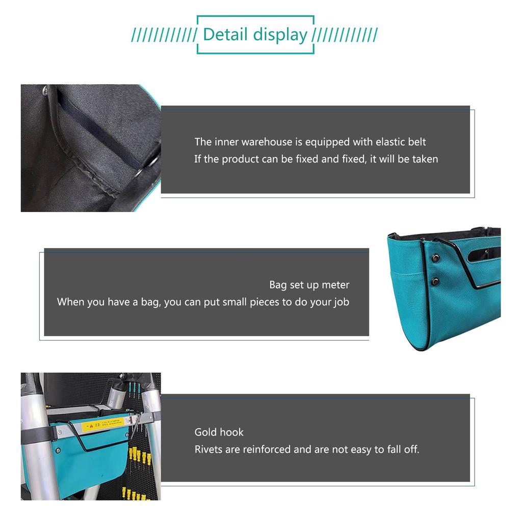 Organizzatori di Utensili Compatti e Versatili Borsa Pieghevole per Riparazioni Comoda Pochette Pieghevole per Utensili Borsa Impermeabile Borsa per Utensili