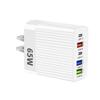 65W Multi-port USB Type C Fast Charging Charger PD Quick Charge Phone Charger Wall Adapter For iPhone 17 Samsung Xiaomi Huawei