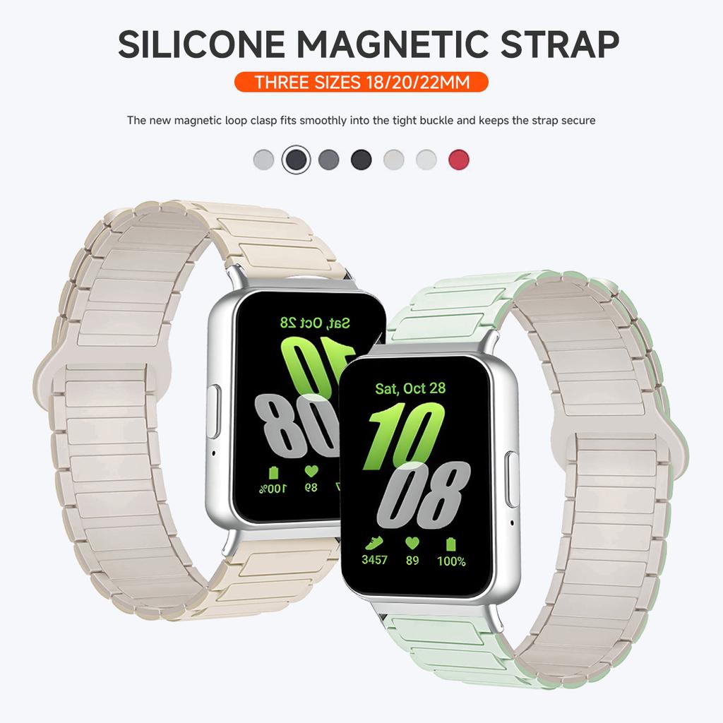For Samsung Galaxy Fit 3 Strap Silicone Magnetic Loop Watch Band For Samung Galaxy Fit 3 Smart Bracelet Wristband Correa Belt