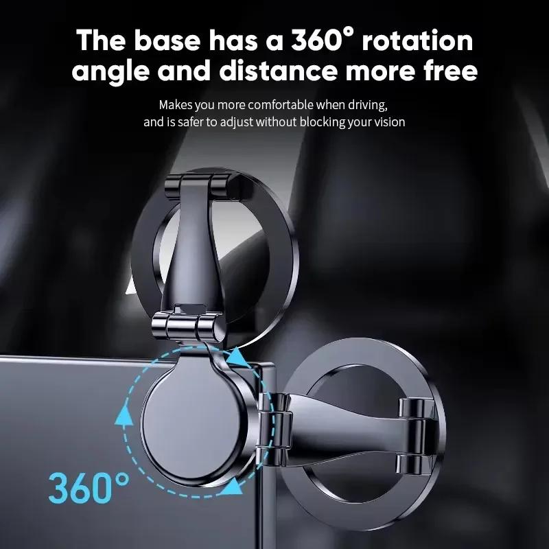 Strong Magnetic Car Phone Holder For iPhone 14 15 16 Android In Car Accesiories Mobile Cellphone Holders Support For Tesla Mount
