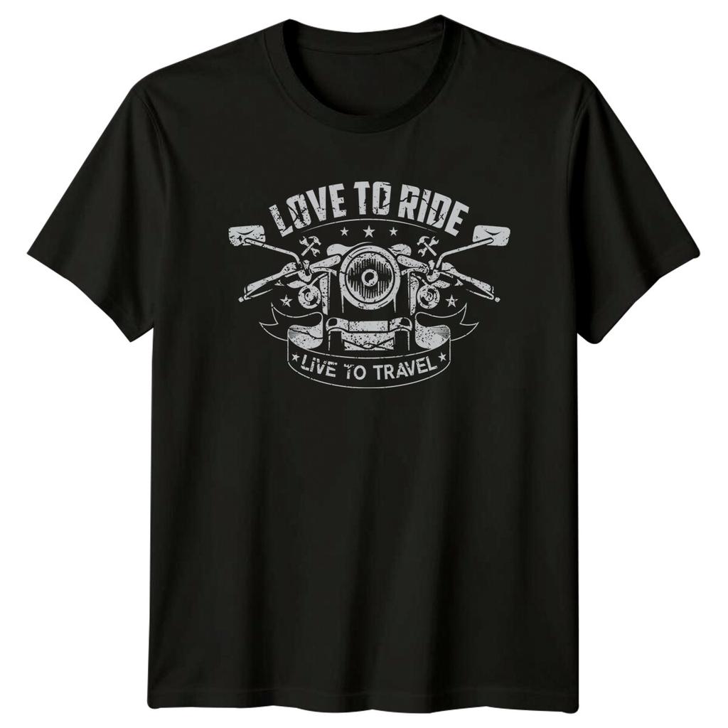 Love To Ride Live To Travel Motorcycle Transportation Unisexs TShirt Unisexs Tee