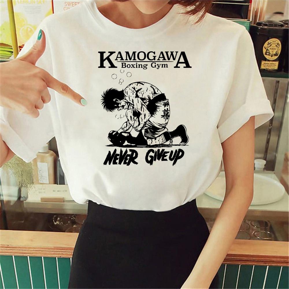 Hajime No Ippo top women designer summer t-shirts female y2k clothes