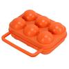 3 Pcs Sturdy Shockproof Egg Storage Carrier 6 Grid Egg Holder Durable Egg Box Outdoor Camping