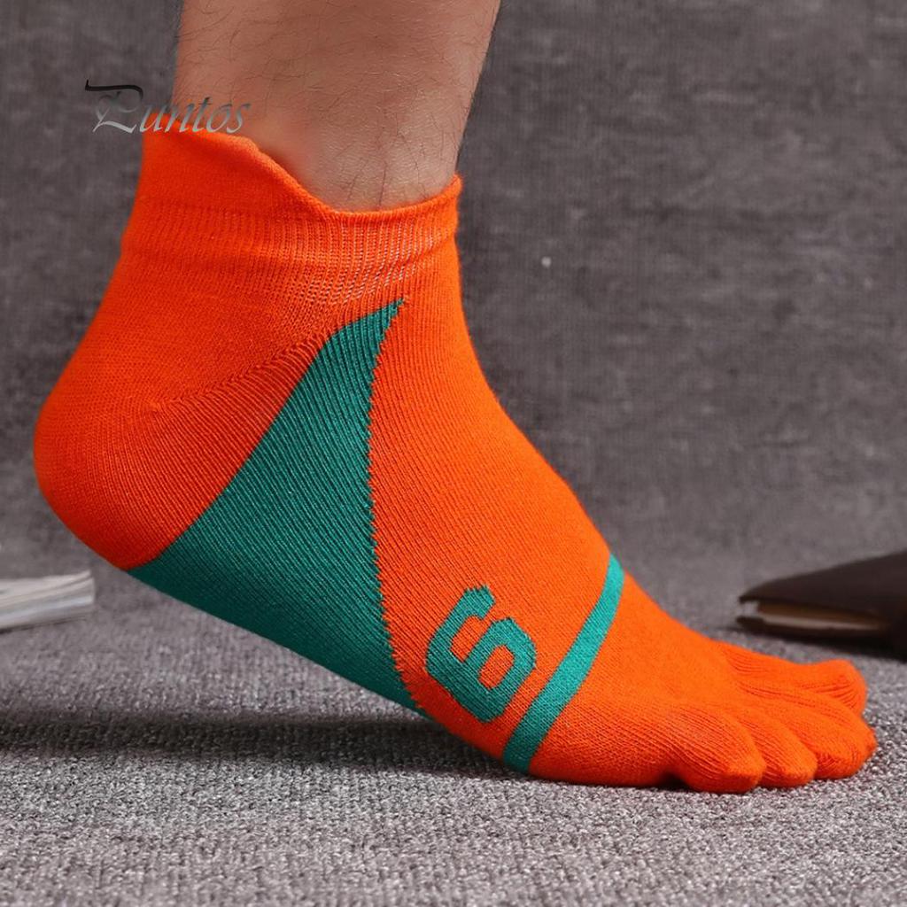 Men's Five Fingers Toes Comfortable Soft Boat Socks