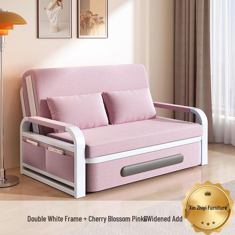 Folding Sofa Bed: Multi-Functional, Retractable, Detachable, Washable, Storage-Enhanced for Living Room & Nap Use