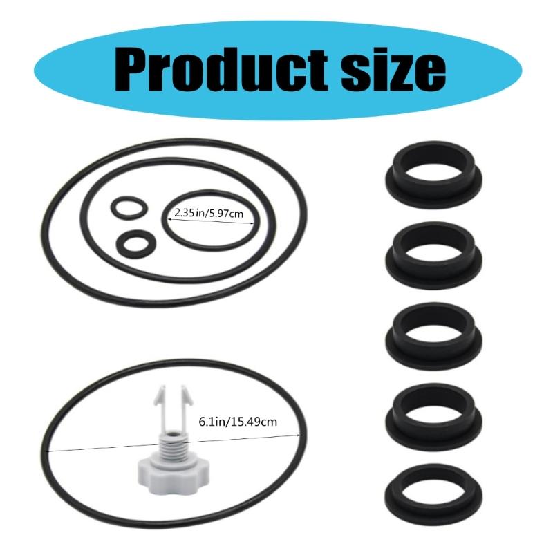 Sand Filter Pump Repair Set Sand Filter Pumps for 25013 Air Release Valves O-Rings Part Swimming Pool Repair Accessories