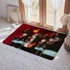 Anime F Fire Force Floor Mat Eco  Flannel Doormat Non Slip Odorless Indoor Floor Rug Soft Short Plush Home Mat