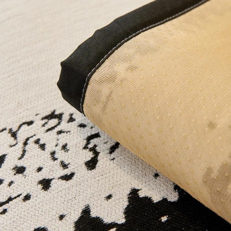 Luxury Line Sofa Cushion Europe Jacquard Sofa Cushion Four Seasonal Universal Anti Slip Dustproof Chenille Sofa Cover Pillowcase