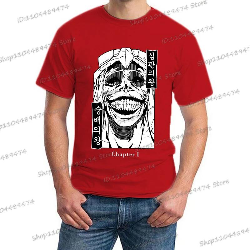 Anime T-Shirt Comic Solo Leveling Fashion Men's Clothing Short Sleeve Harajuku Sung Jin-Woo Tops Solo Leveling Unisex Streetwear