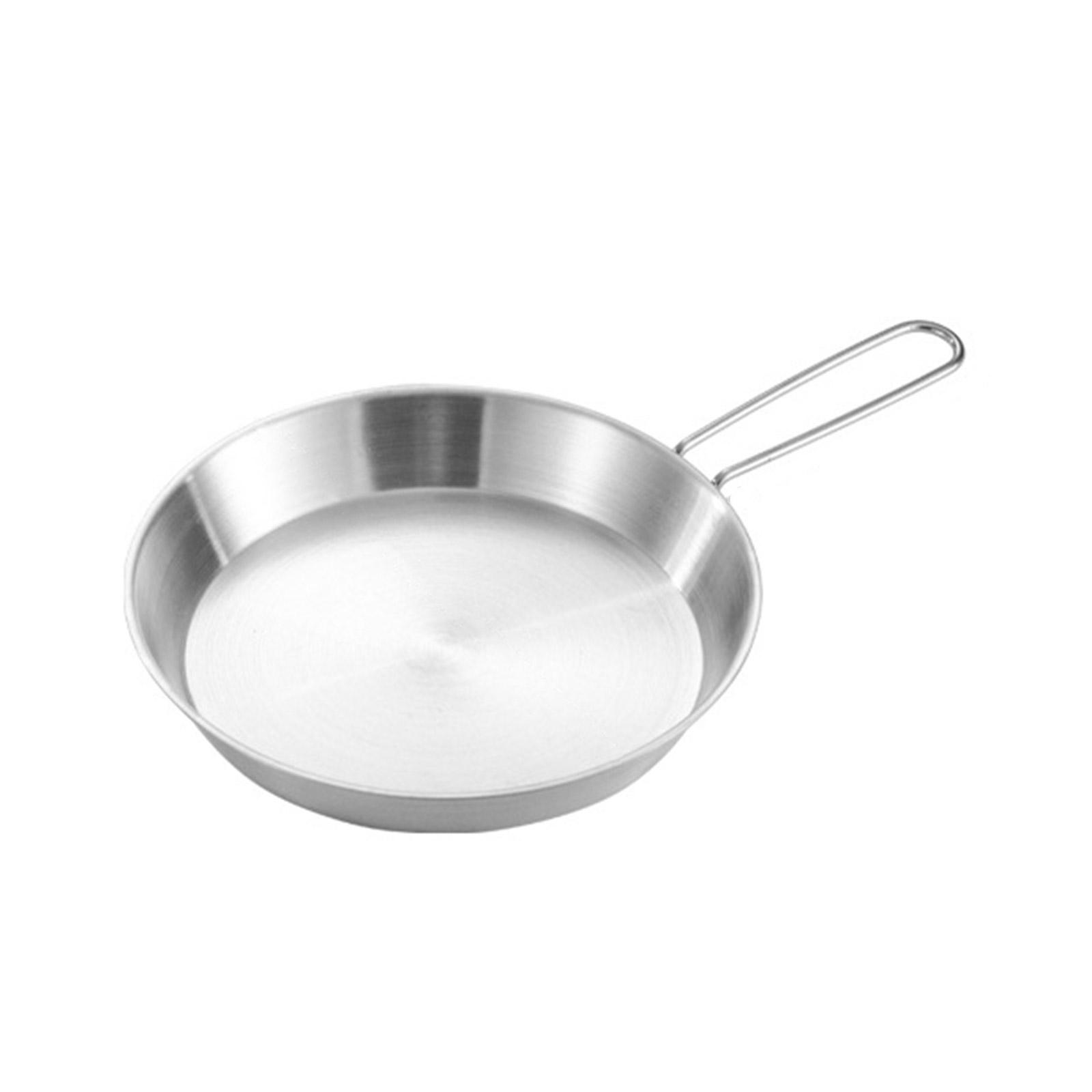 

Многофункциональные сковороды из нержавеющей стали со складной ручкой, антипригарная сковорода, кухонная посуда для путешествий и кемпинга 20