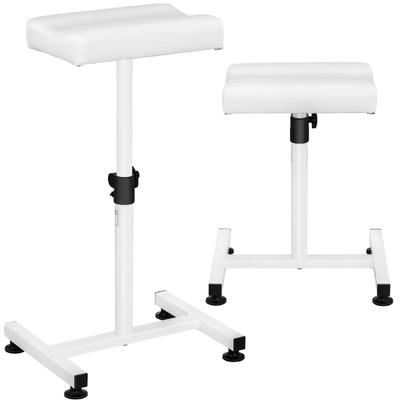 Kosmetische Fußstütze für Pediküre, höhenverstellbar bis 75 cm, bis 80 kg, weiß