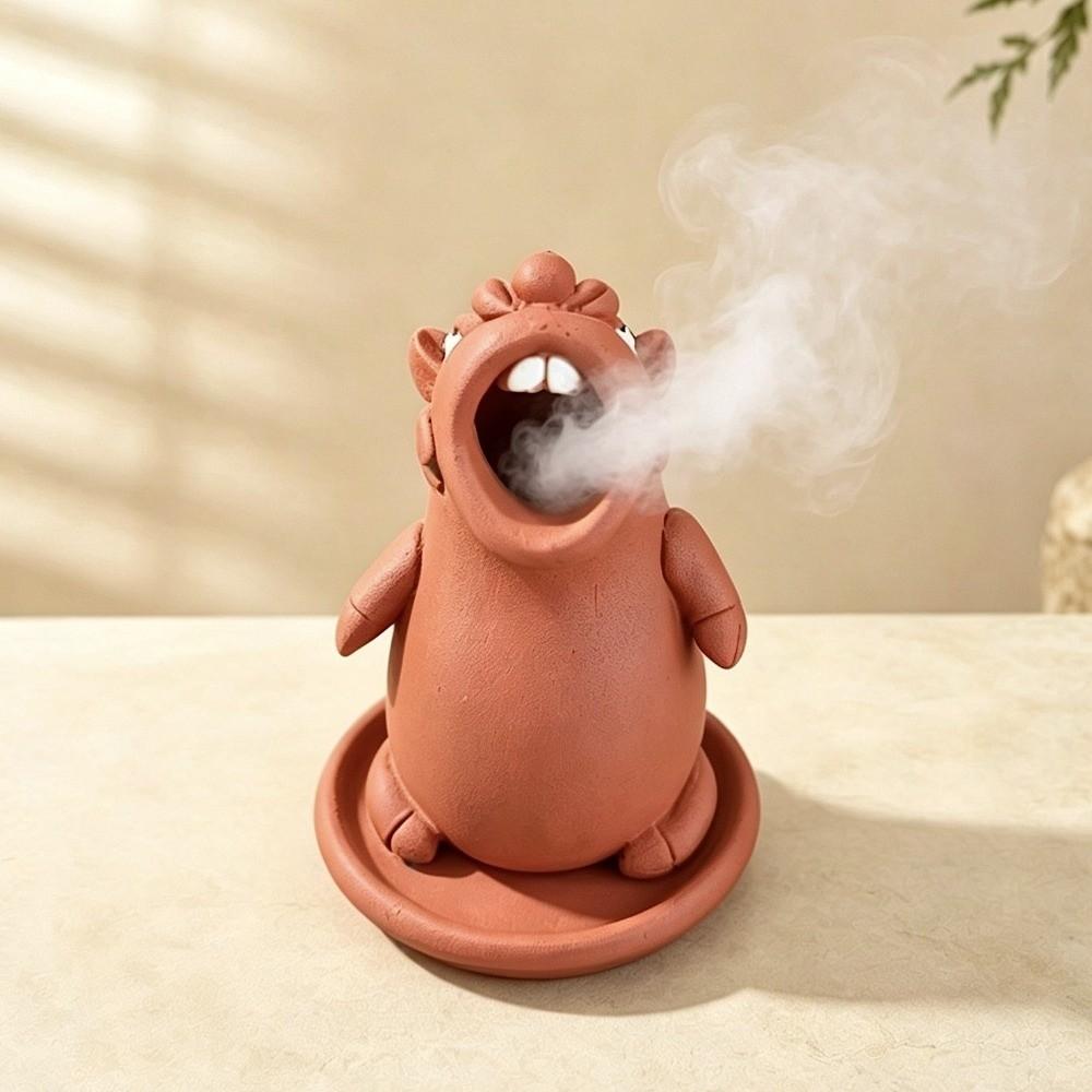 Resin Bathtub Backflow Incense Burner Ash Collection Tray Cone Incense Holder Living Room