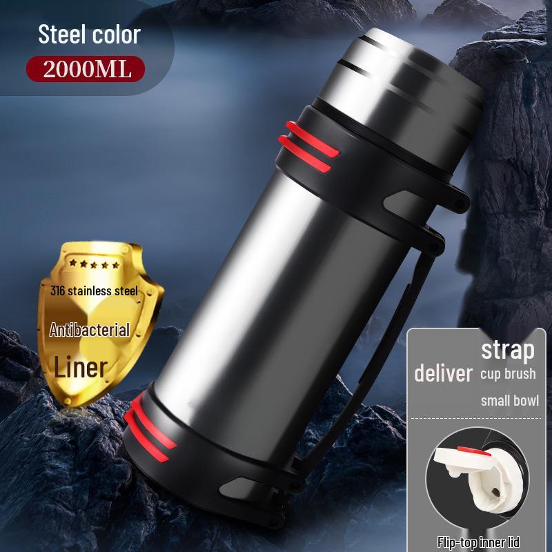 Large Capacity Stainless Steel Travel Thermos Cup for Outdoor and Car Use