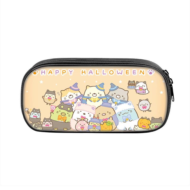 Sumikkogurashi Character Pencil Case With Large Capacity Nylon Storage Bag For Students