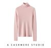 Women's Slim Fit High-Neck Pure Cashmere Sweater, Perfect for Autumn/Winter, Flattering Base Layer Knitwear by Consinee.