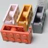 Toy Bricks Design Abdeckbandschneider, arbeitssparender Kunststoff-Aufbewahrungsorganisator, Klebebandhalter, Schulbedarf