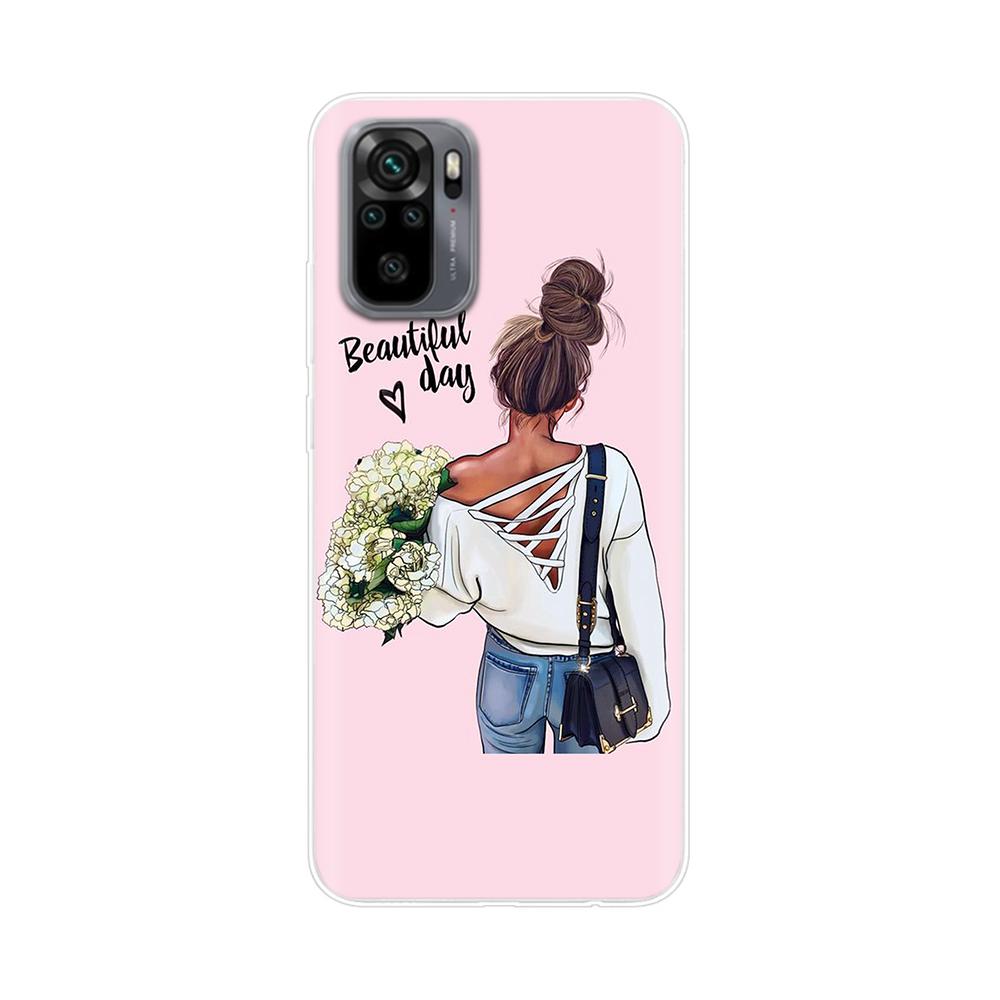 For Xiaomi Redmi Note 10S Case Note 10 Silicone Soft TPU Back Cover For Xiaomi Redmi Note 10 Pro Note10 S Phone Cases Coque Bags