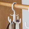 Multi-functionalRotatableMulti-hook Hook360-degree Rotatable Cabinet and Wardrobe 4-hook Hanger