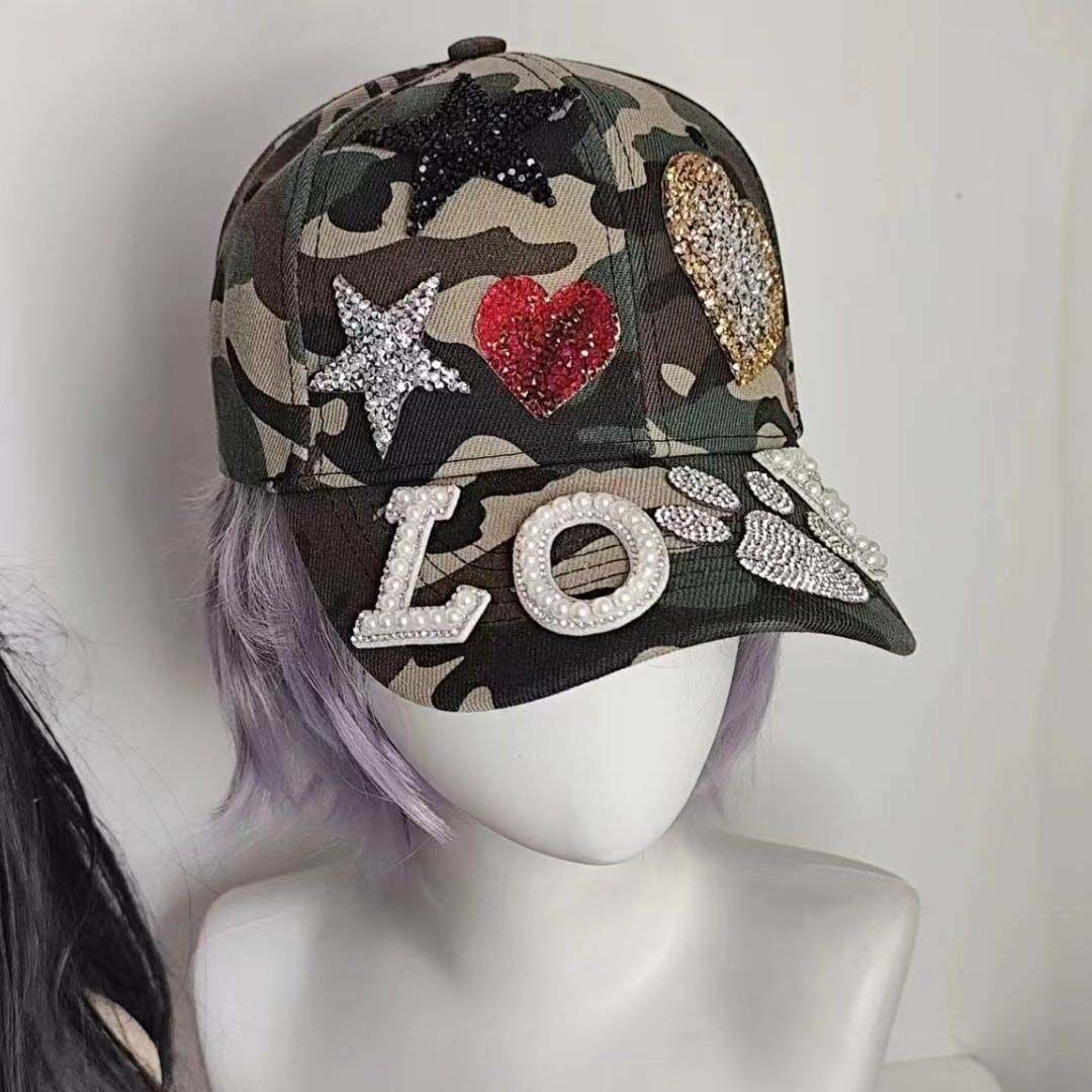 

Caps for Women Y2K Accessories Hat for Girls Vintage Cap Y2K Cap Baseball Cap Funny Camouflage Hats белый