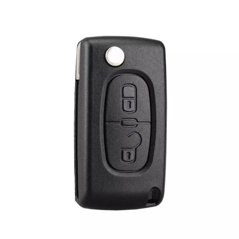 

2 Button Remote Control Key CE0523 HU83 For Peugeot 207 308 807 Citroen C3 C2 C4