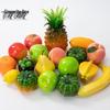 Piankowe Ozdoby Modelowe Owoców i Warzyw: Dekoracyjne rekwizyty: Banan, Jabłko, Pomarańcza