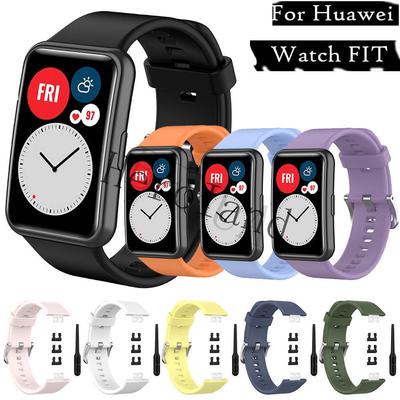 Silikonový řemínek na hodinky pro Huawei Watch Fit /fit new /FIT Special B39 řemínek Chytrý náramek Náramek Příslušenství s nástrojem hot