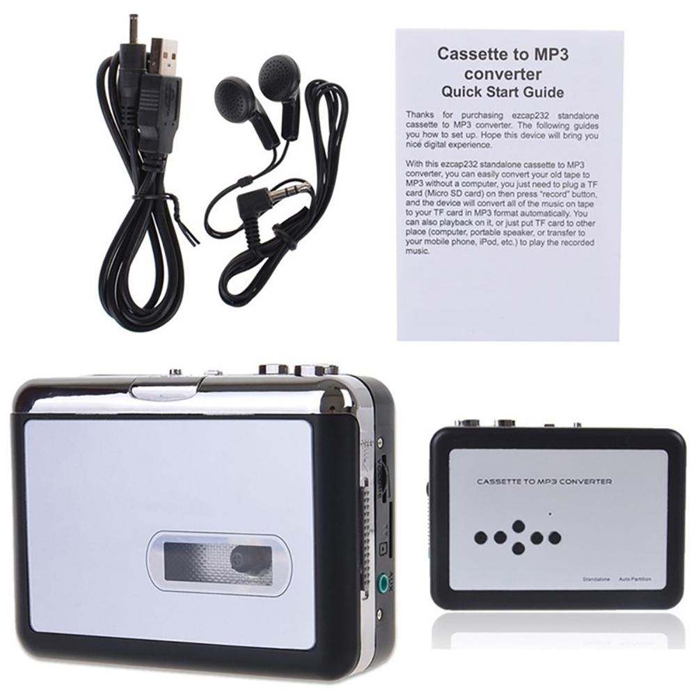 New USB Cassette Player Portable Converter Recorder Convert Tapes to Digital MP3