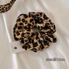 Double-layer Leopard Print Large Intestine Hair Tie for Women With Ponytail Hair Rope  New  Headband Fashion Headwear