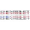 ABS Car Tail Letter Stickers Accessories for Chevrolet SILVERADO Auto Rear Trunk Emblem Badge Decal Decoration