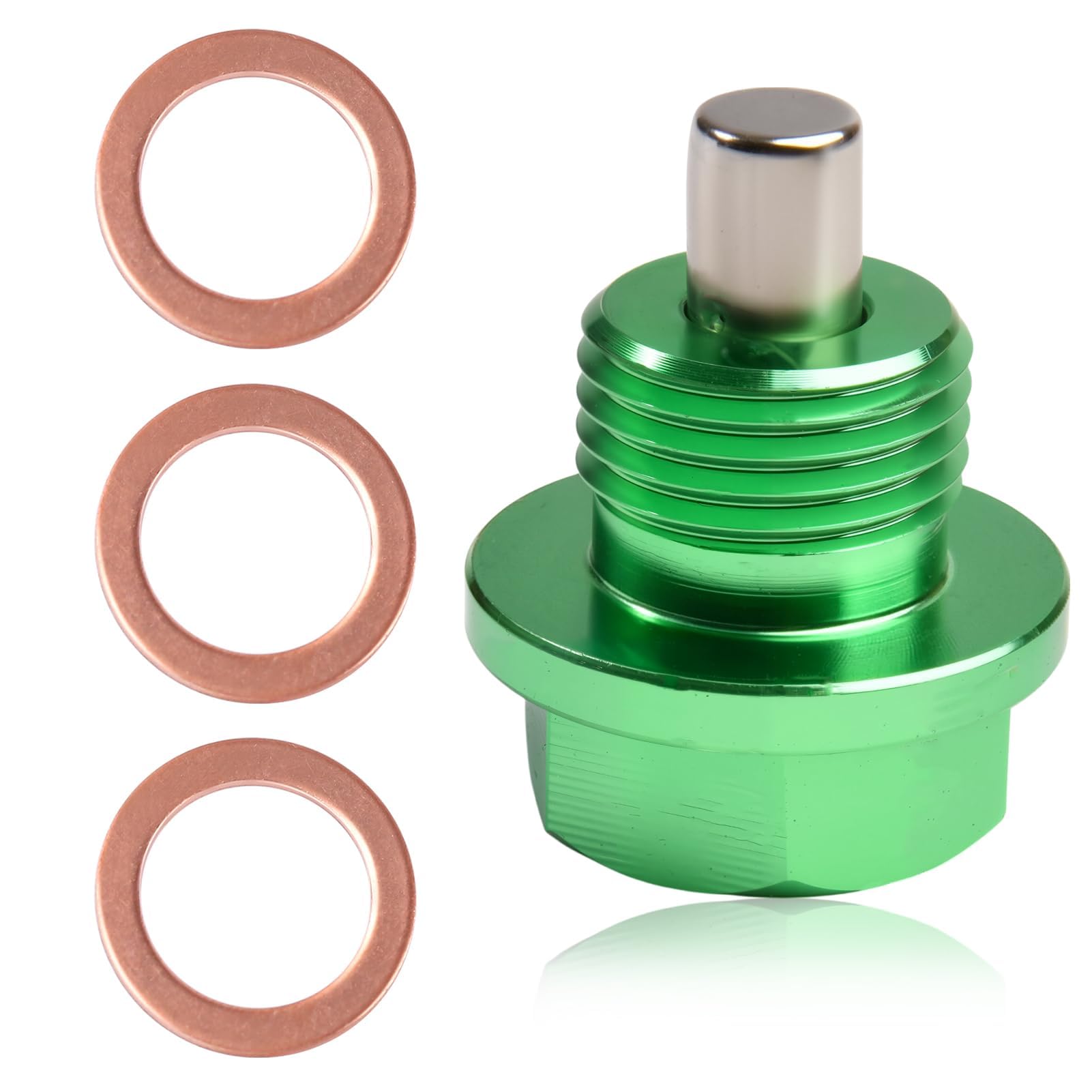 

LEONTOOL Магнитная сливная пробка Магнитная сливная пробка Прочный сливной болт M16 x M16 x 1.5 зелёный