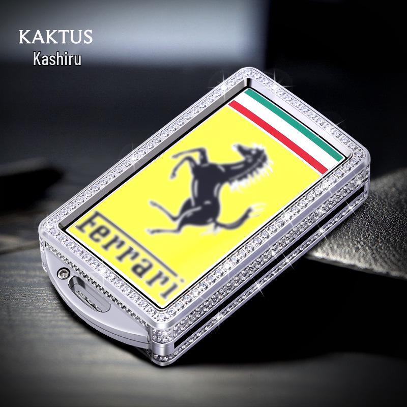 Ferrari Key Case: Stainless Steel Protection Shell for FUV, Roma, SF90, F8, 296 Sports Cars