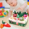 Bebek Çekme Çevirme Şalgam Havuç Hasat Oyunu Montessori Oyuncak Küçük Çocuk Motor Becerileri Eğitimi Renk Öğrenme Çocuklar İçin Eğitici Oyuncaklar