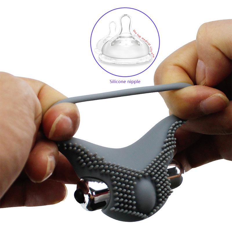 Men's Vibrating Delay Ring & Clitoral Teaser for Foreplay