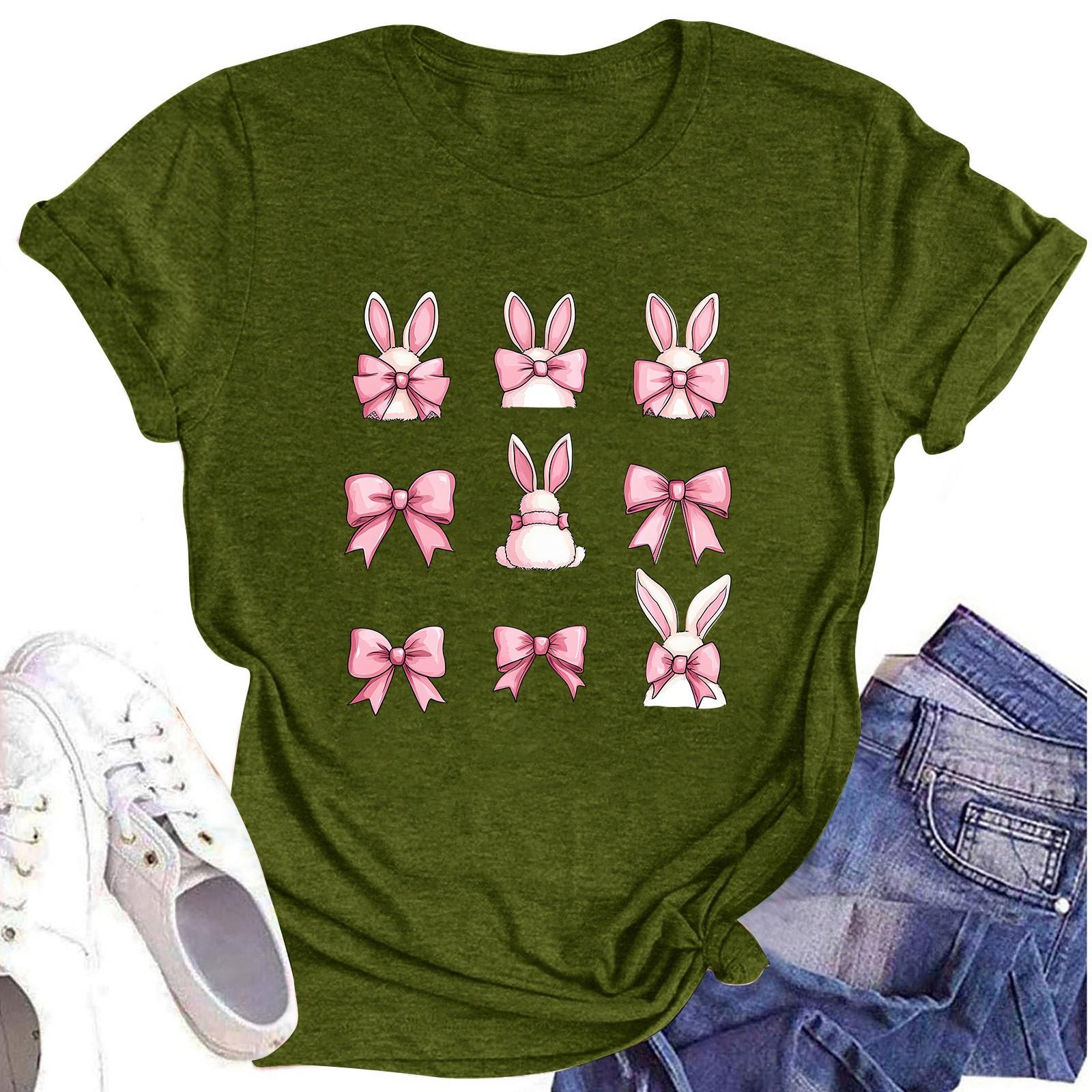 

Женский топ с круглым вырезом, повседневный принт, футболка с короткими рукавами S