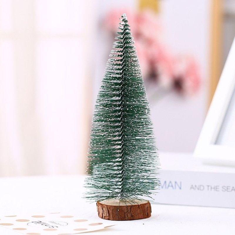 Christmas micro landscape mini luminous small house tabletop ornament Christmas tree ornament children's small gift