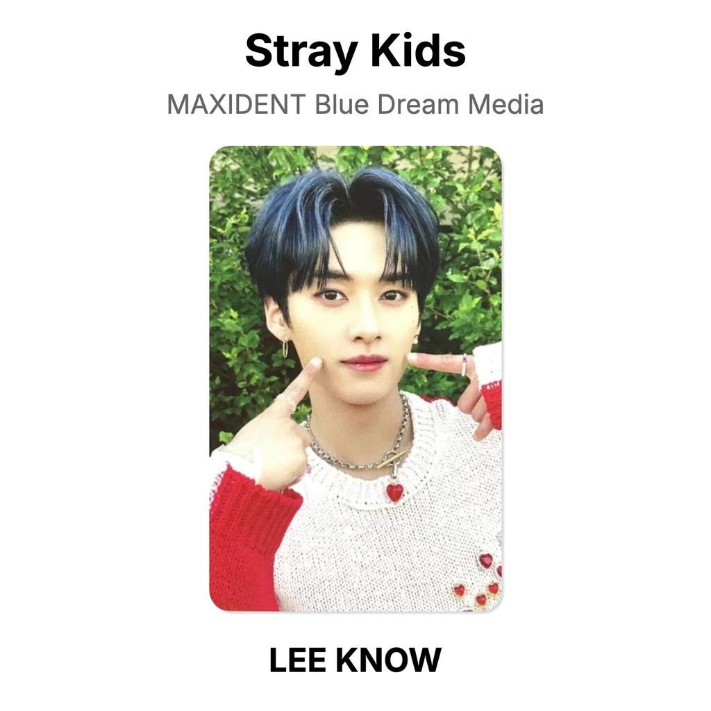 Stray Kids MAXIDENT Blue Dream Media Official Photocard
