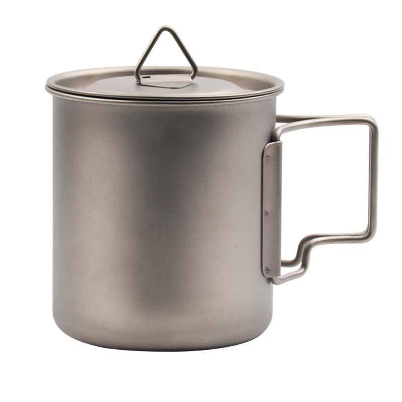 Portable Folding Camping Mug with Lid