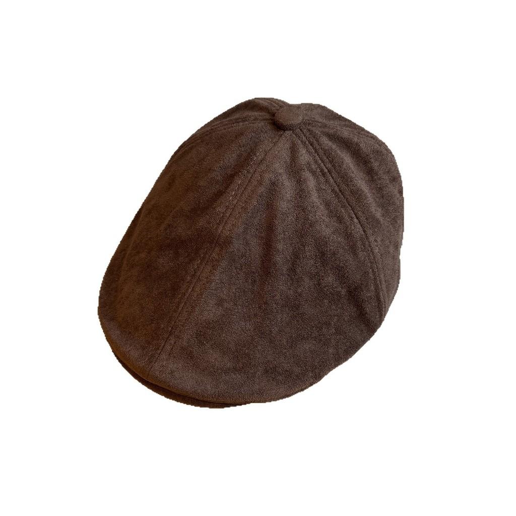Solid Color Vintage Hat Women Polyester Material Sun Protection Adjustable Fit