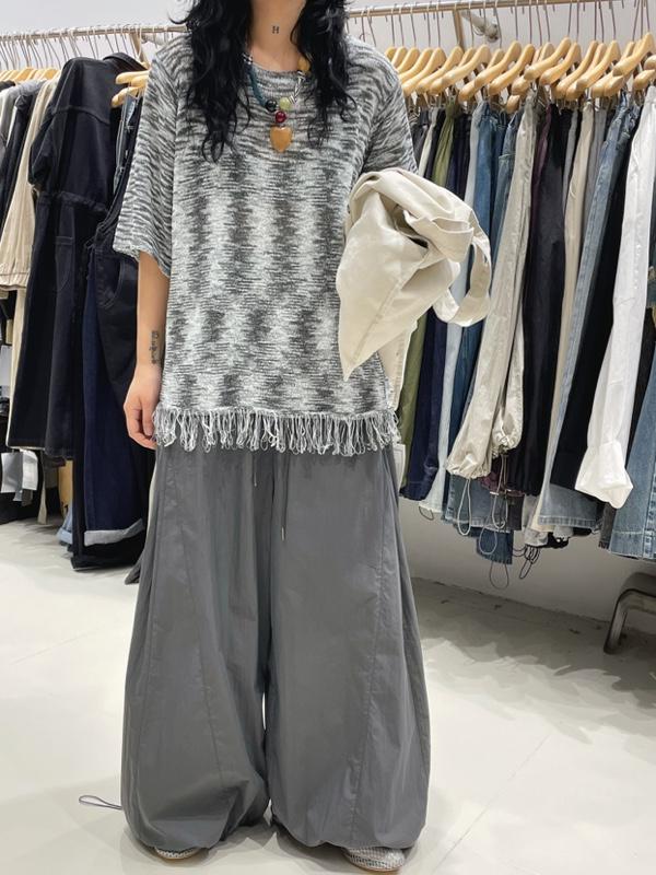 

Becabeau Женский летний кардиган с кисточками в корейском стиле большого размера One Size серый