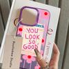 Case for iPhone 17 Pro Max 15 Plus 12 16 Air 13 Pro XS 11 14 XR Back Phone Cover Creative Text You Look So Good