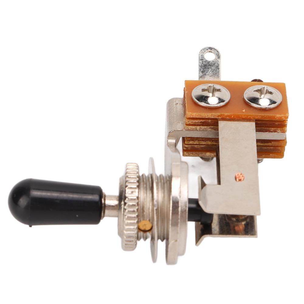 3 Way Toggle Switch Black Cap Guitar Parts Professional L-Shaped Switch For Electric Guitar