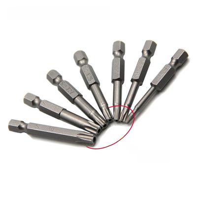 Grenzüberschreitendes 7-teiliges Fünf-Sterne-Magnet-S2-Hohlschraubendreherkopf-Set