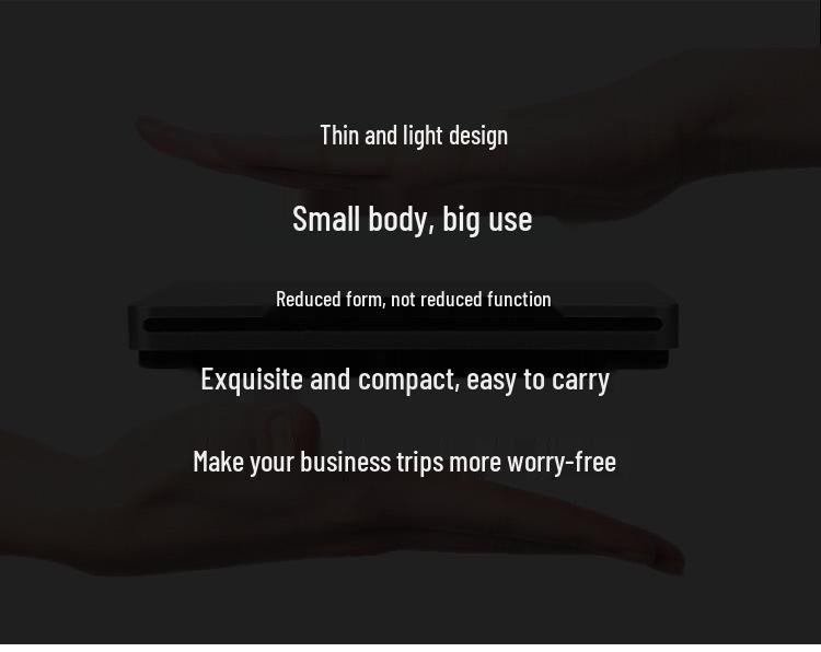 High-Speed USB-C/USB External Slot-in DVD Burner