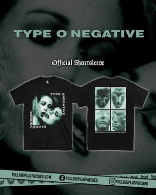 Type O Negative Bloody Kisses T-shirt Heren Dames Katoen Oversized American Gothic Metal Band Grafisch Korte Mouw Vrouwelijk Mannelijk Kleding