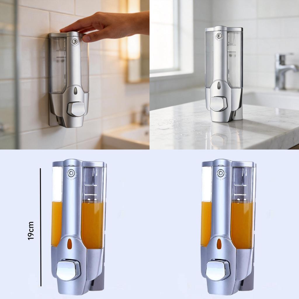 Hotel Bathroom Lockable Soap Dispenser With Hand Press For Commercial Use