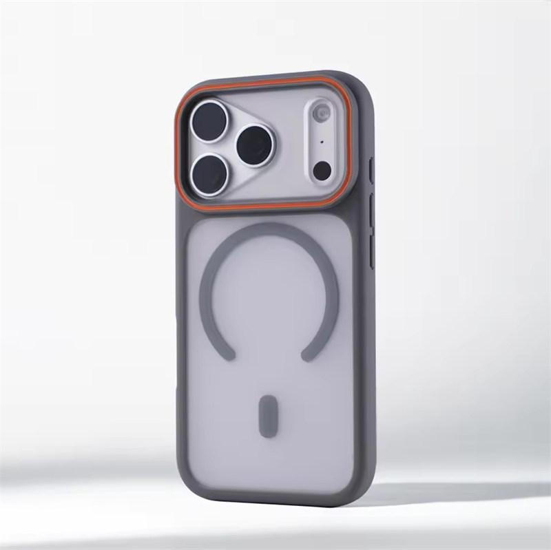 Luxury Matte Translucent For Magsafe Case For iPhone 17 16 Pro Max 15 14 Plus 13 12 11 Magnetic Wireless Charging Shockproof Cover