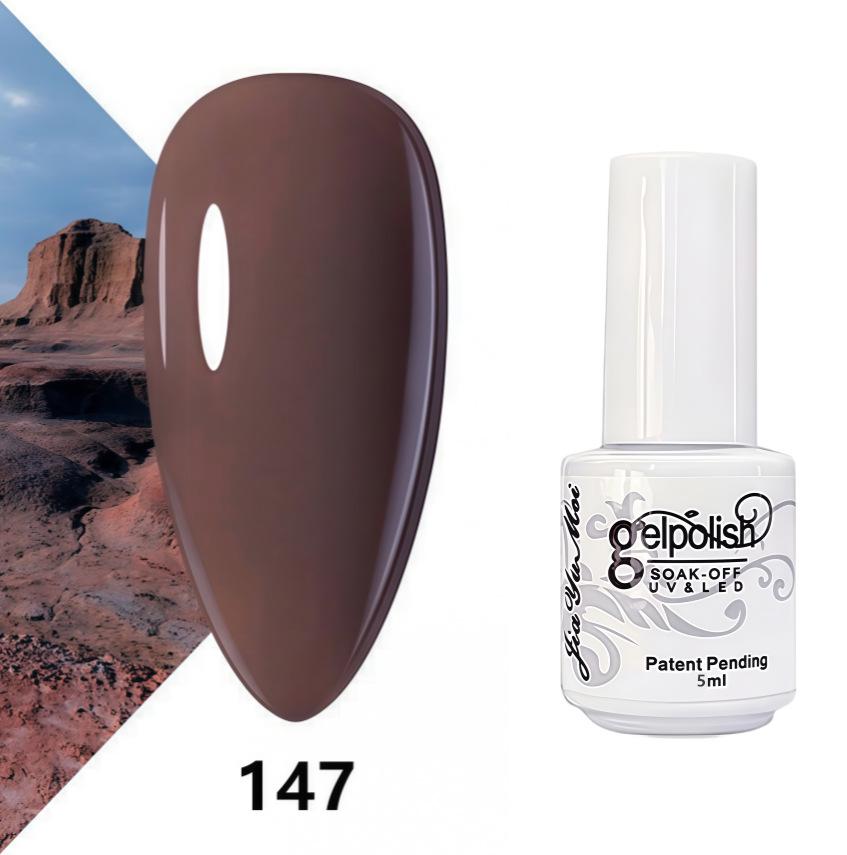 GELPOLISH Nail Art Set: Base, Top Coat, Transparent & White Gel Polishes